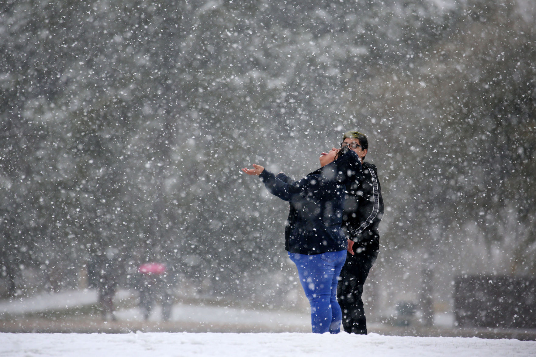 Snow across Tucson
